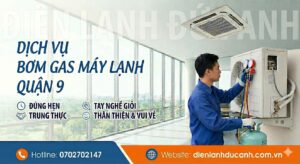 Dịch vụ bơm Gas máy lạnh Quận 9