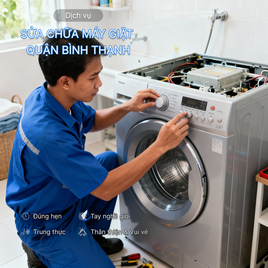 Dịch vụ sửa máy giặt Quận Bình Thạnh