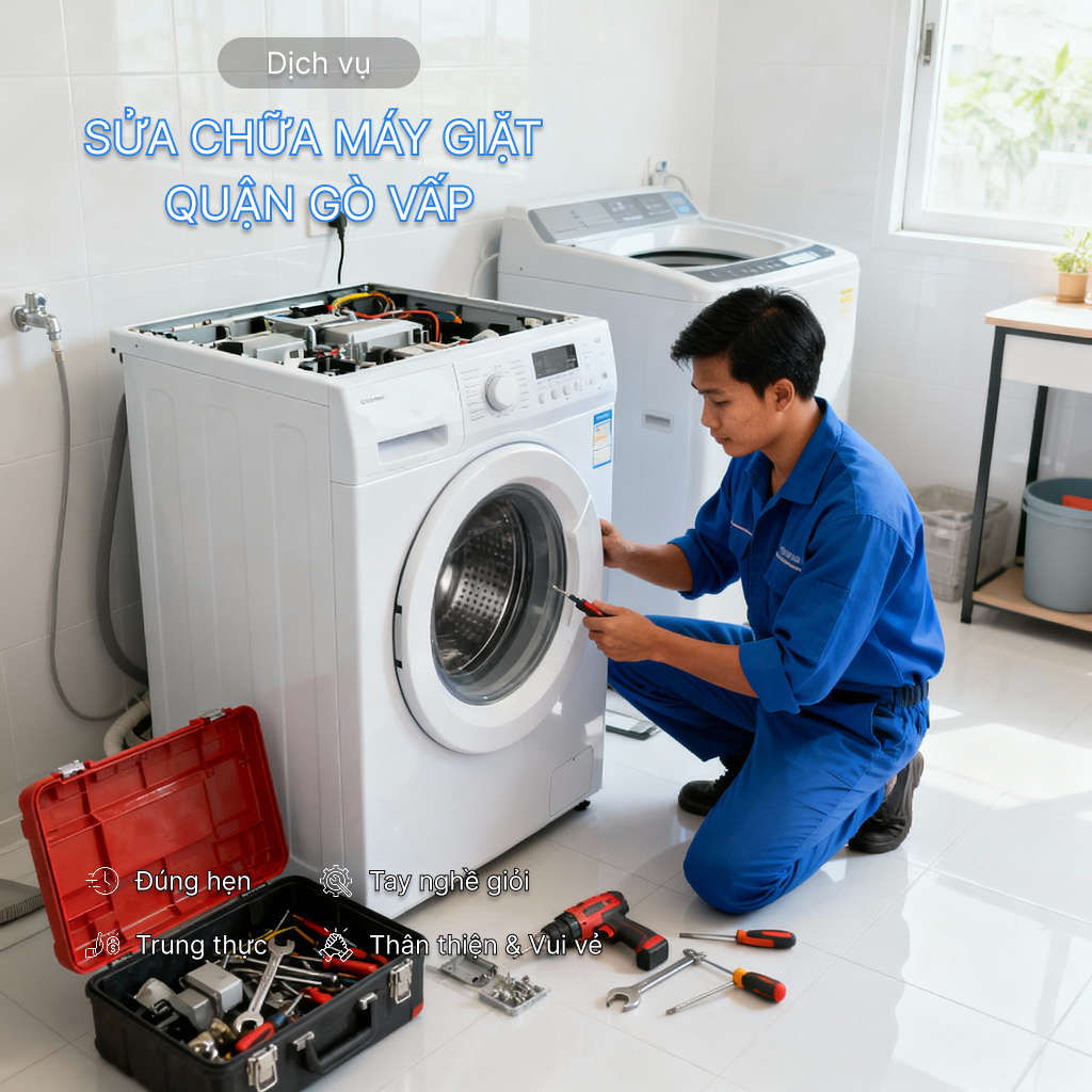 Dịch vụ sửa máy giặt Quận Gò Vấp