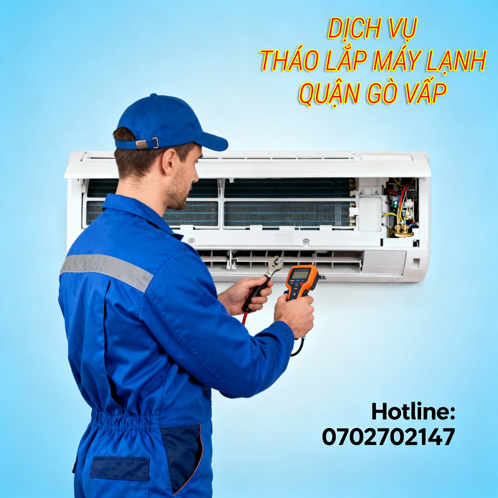 Dịch vụ tháo lắp máy lạnh Quận Gò Vấp