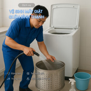 Dịch vụ vệ sinh máy giặt Quận Bình Thạnh
