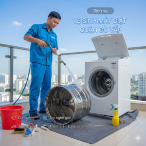 Dịch vụ vệ sinh máy giặt Quận Gò Vấp